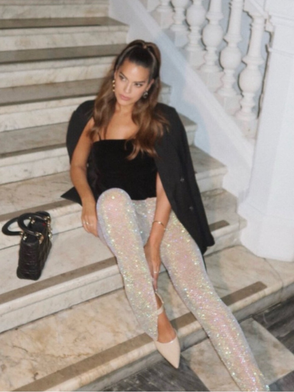 H&M x Stella McCartney 
Sequin Sparkle Pants - Iridescent